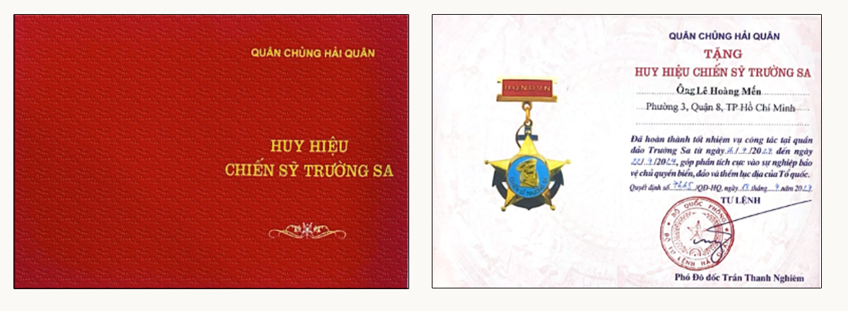 Huy Hiệu Chiến sĩ Trường Sa - Lê Hoàng Mến - 2024