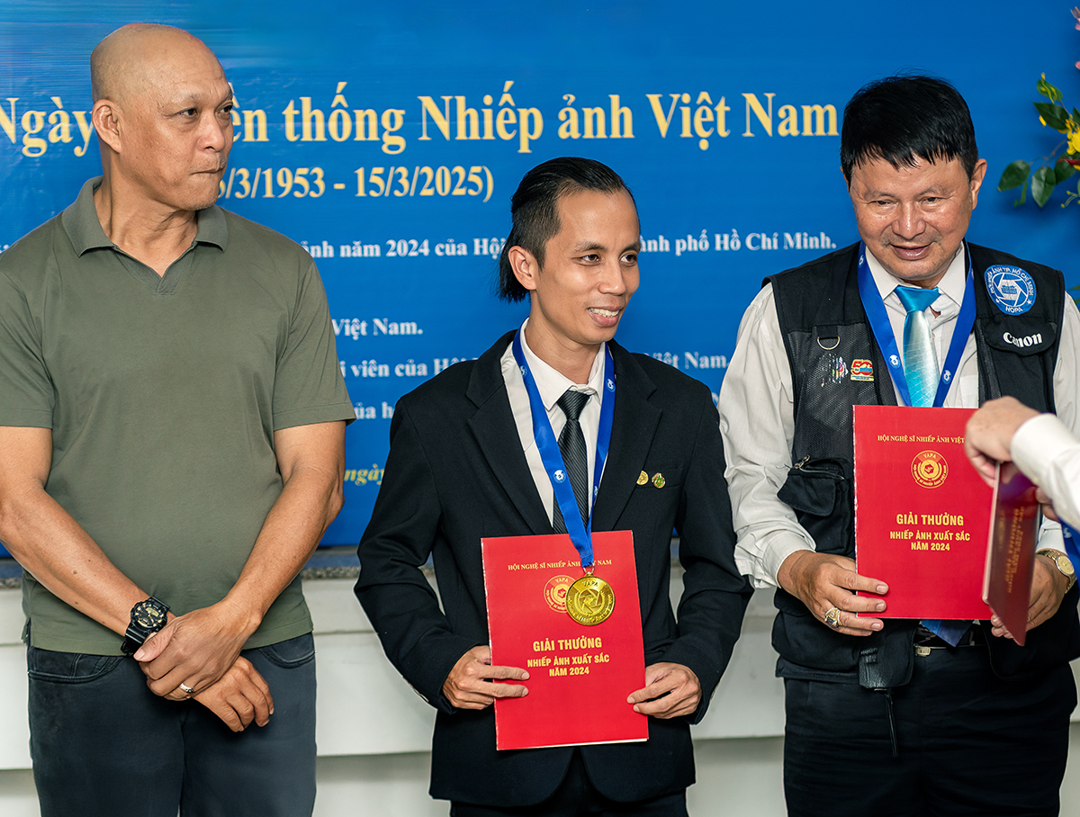 Nghệ sĩ nhiếp ảnh Lê Hoàng Mến đạt Huy Chương Vàng - Giải thưởng Nhiếp ảnh Xuất sắc của VAPA năm 2024