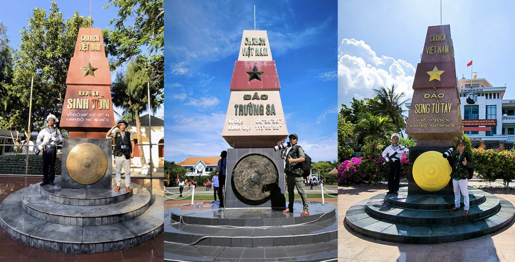 Lê Hoàng Mến công tác tại Quần đảo Trường Sa